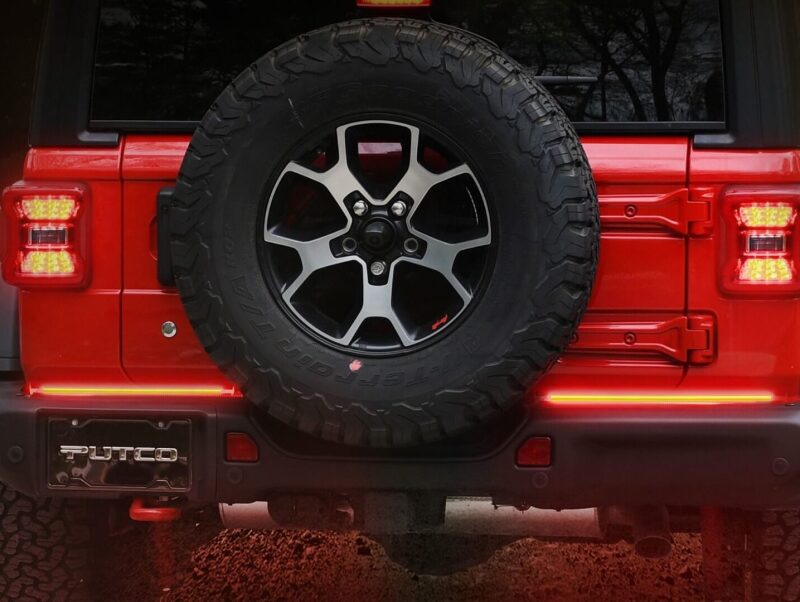 Jeep Wrangler JK LED Tailgate Light Bar - Putco - Blade LED - Red, White, Amber - `18-`27