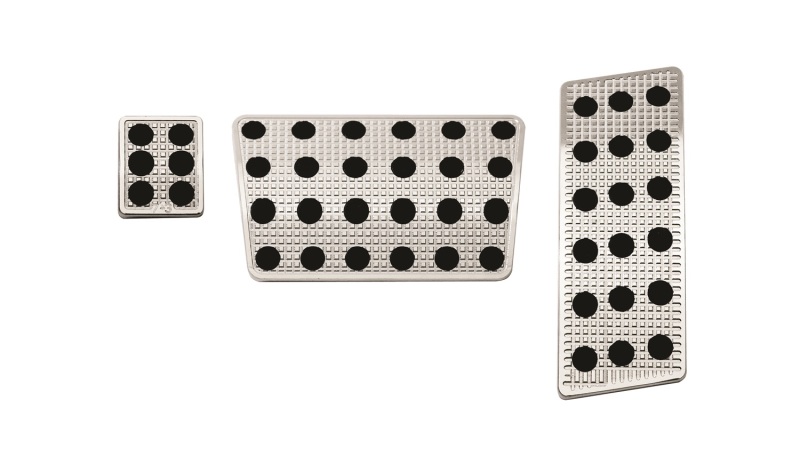Jeep Wrangler Pedal Pad Set - Putco - Liquid Billet Track Design - `07-`18