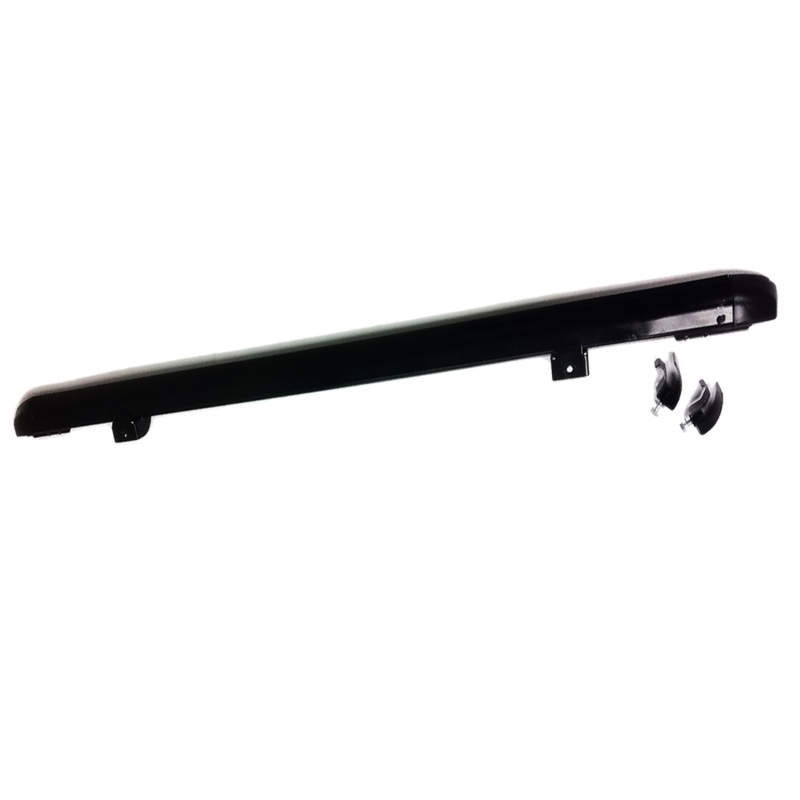 Jeep Wrangler Windshield Channel - Rampage - No Drill - Black - `97-`06