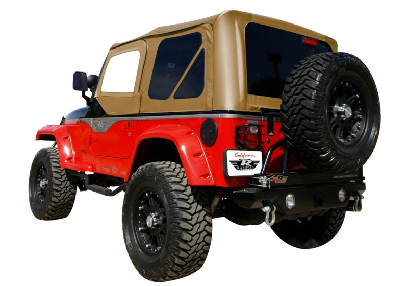 Jeep Wrangler Replacement Soft Top - Rampage - Replacement Plus Premium - Spice Denim - `97-`06