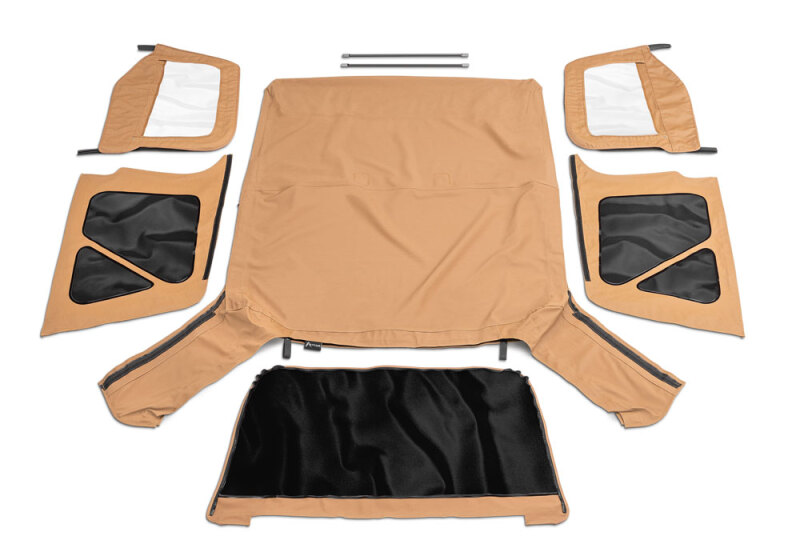 Jeep Wrangler Replacement Soft Top - Rampage - Replacement Plus Premium - Spice Denim - `97-`06