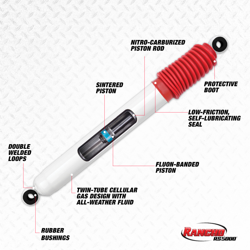 Jeep Wrangler Steering Stabilizer - Front - Rancho - RS5000 - `10-`17