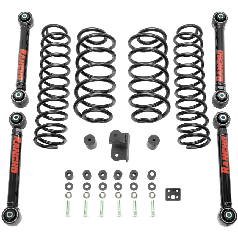 Jeep Wrangler TJ Suspension Lift Kit - Front + Rear - Rancho - RS6503B - `97-`06