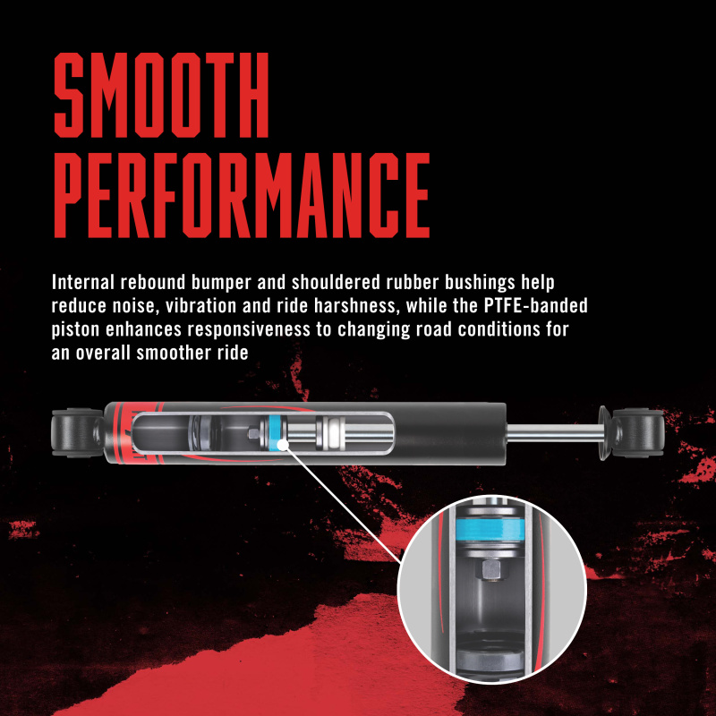 Jeep Wrangler Suspension Shock Absorber - Rancho - RS7MT - Black satin - `18-`22