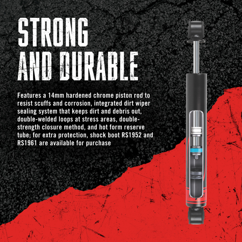 Jeep Wrangler Suspension Shock Absorber - Rancho - RS7MT - Black satin - `18-`22