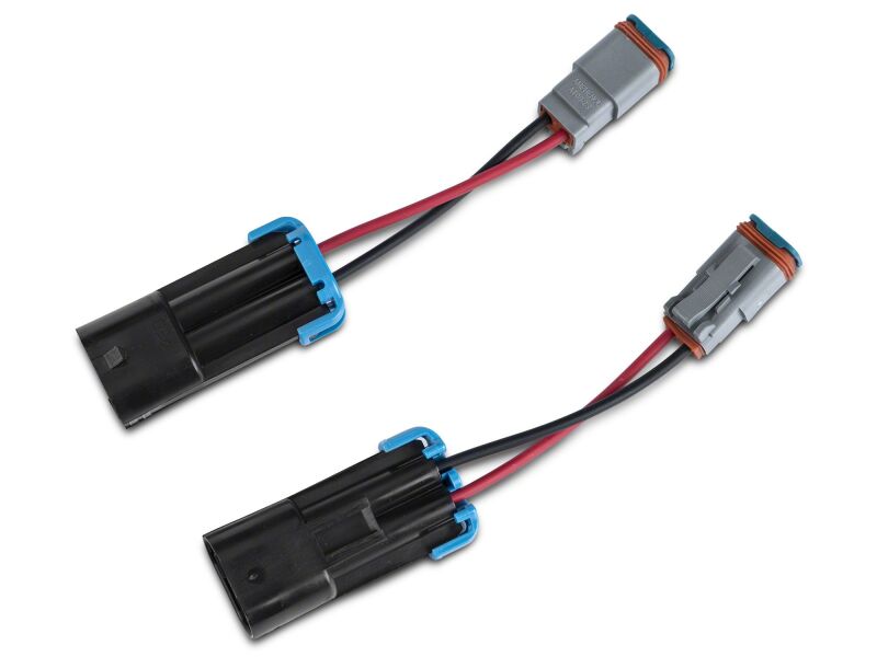 Jeep Wrangler JK Fog Light Wire Harness Adapter Kit - Raxiom - Axial Series H10 to Deutsch - `07-`09