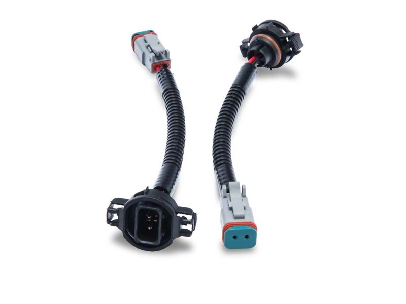 Jeep Wrangler Fog Lights - Raxiom - H16 to Deutsch Wire Harness Adapter Set - `10-`18