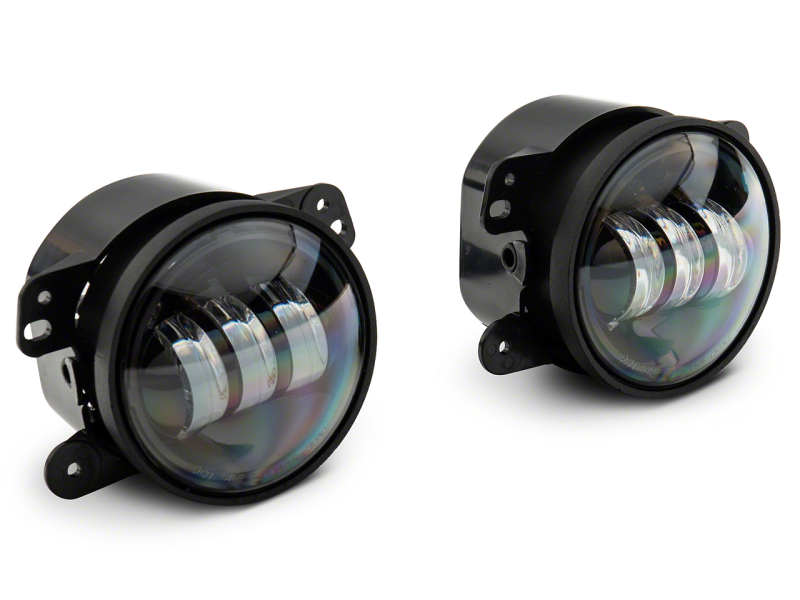 Jeep Wrangler Fog Lights - Raxiom - Tri-Bar LED - Amber - `07-`23
