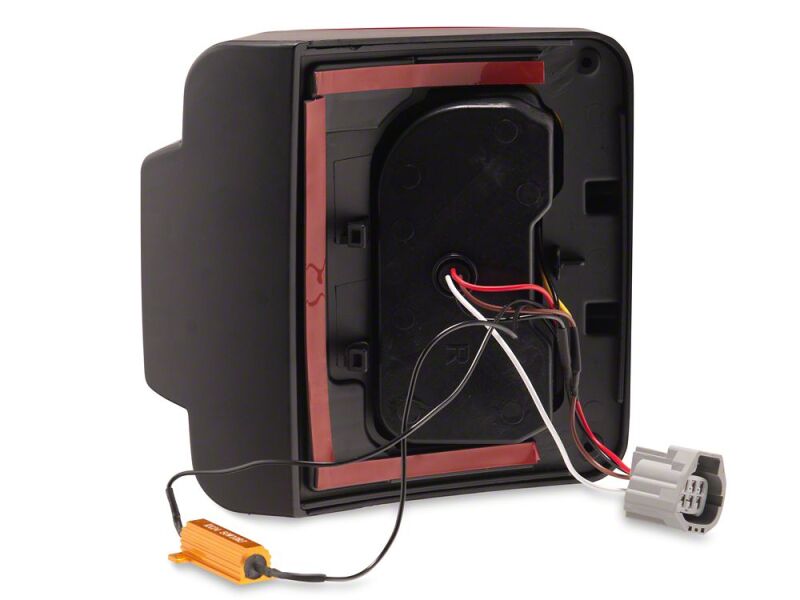 Jeep Wrangler LED Taillights - Raxiom - Clear Housing- Clear Lens - `07-`18