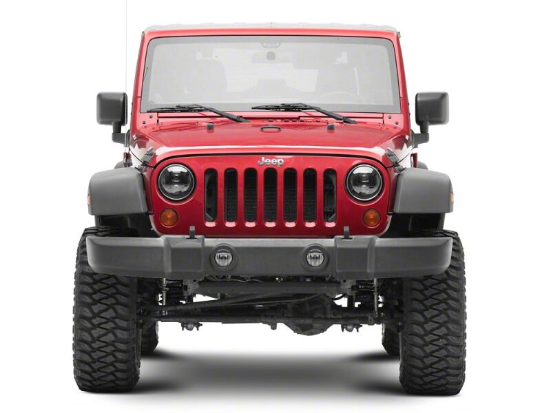 Jeep Wrangler JK LED Headlights - Raxiom - DB2 - Black - `07-`18