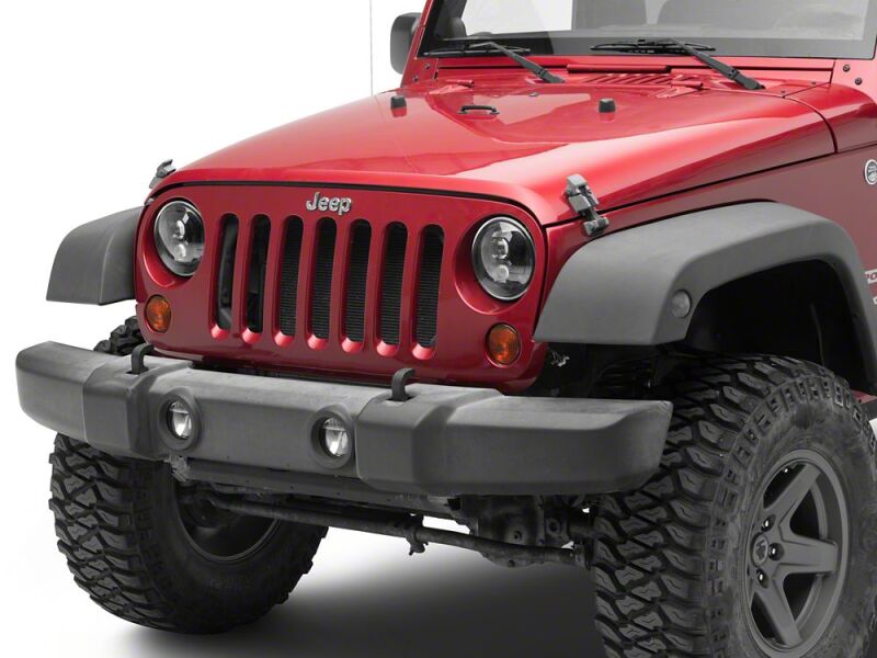 Jeep Wrangler JK LED Headlights - Raxiom - DB2 - Black - `07-`18