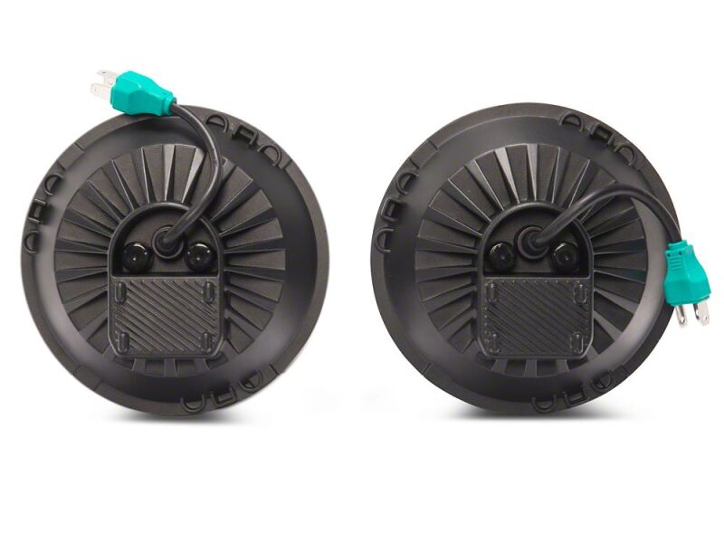 Jeep Wrangler JK LED Headlights - Raxiom - DB2 - Black - `07-`18