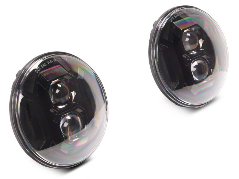 Jeep Wrangler JK LED Headlights - Raxiom - DB2 - Black - `07-`18