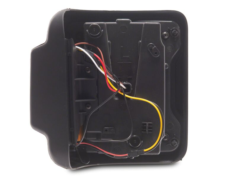 Jeep Wrangler LED Taillights - Raxiom - Red Housing, Smoked Lens - `18-`26