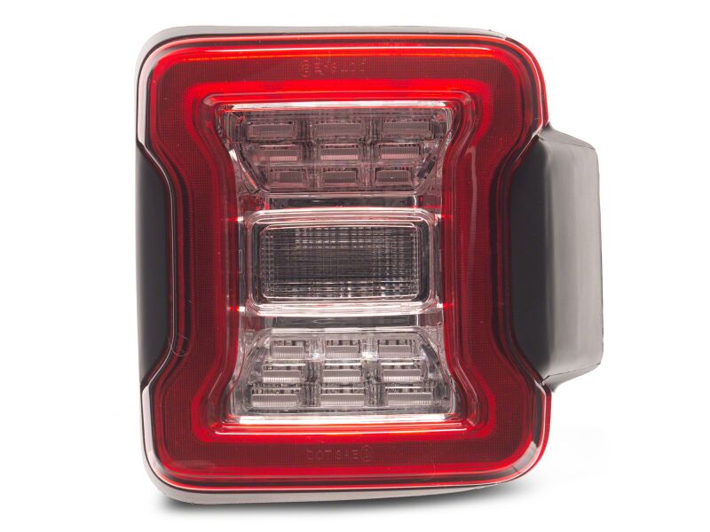 Jeep Wrangler JL LED Taillights - Raxiom - Clear - `18-`26