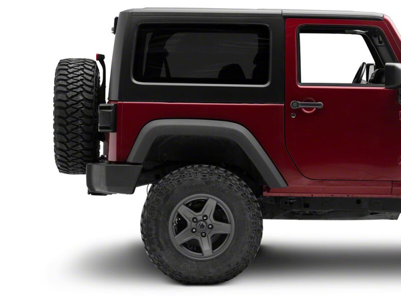 Jeep Wrangler LED Taillights - Rear - Raxiom - Smoked Lens - Red Housing - `07-`18