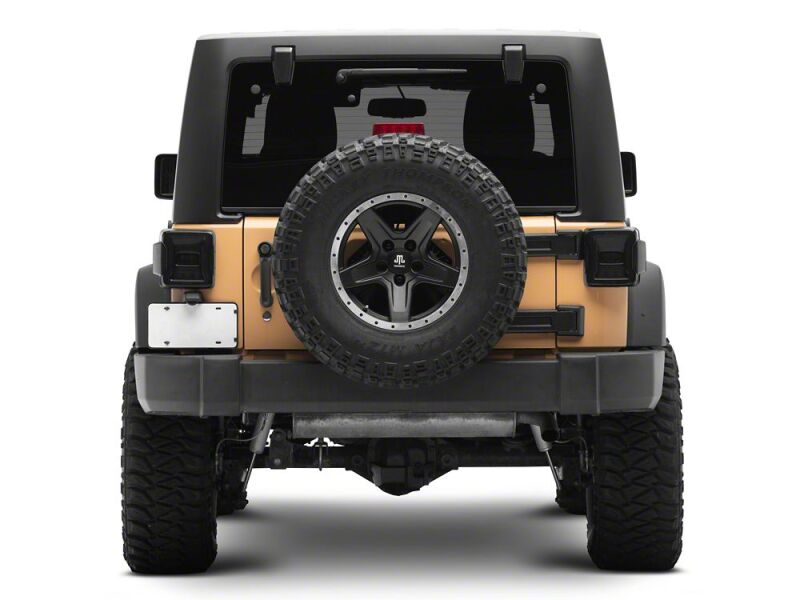 Jeep Wrangler JK LED Taillights - Raxiom - Axial Series JL Style - Smoked - `07-`18