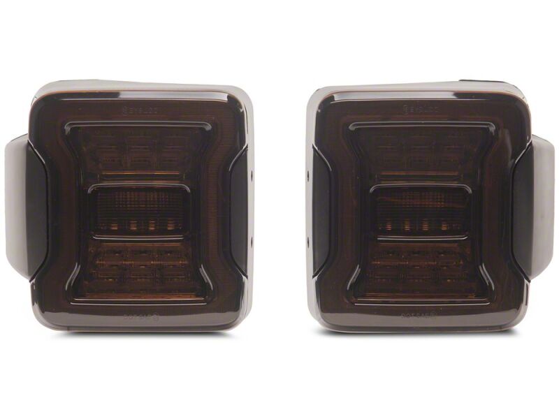 Jeep Wrangler JK LED Taillights - Raxiom - Axial Series JL Style - Smoked - `07-`18