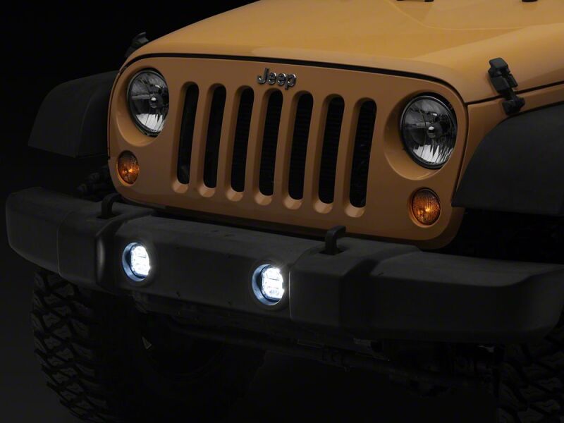 Jeep Wrangler Fog Lights - Raxiom - Axial Series Vision LED - `07-`18