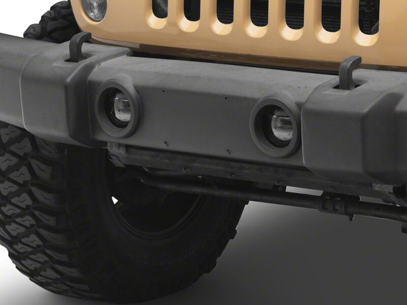 Jeep Wrangler JK Fog Lights - Raxiom - LED Angel Eye - Amber and White - `07-`18