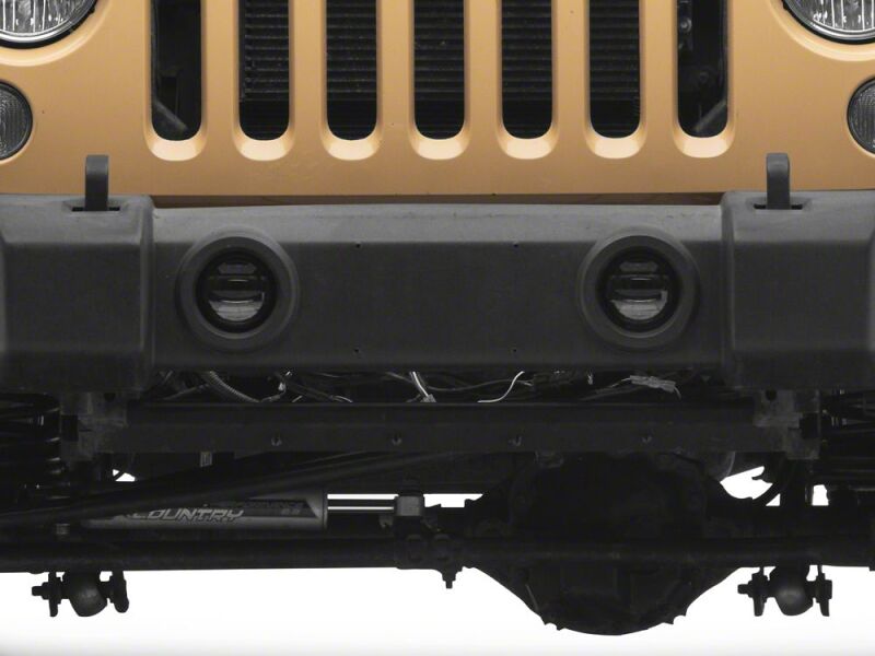 Jeep Wrangler JK Fog Lights - Raxiom - LED Angel Eye - Amber and White - `07-`18