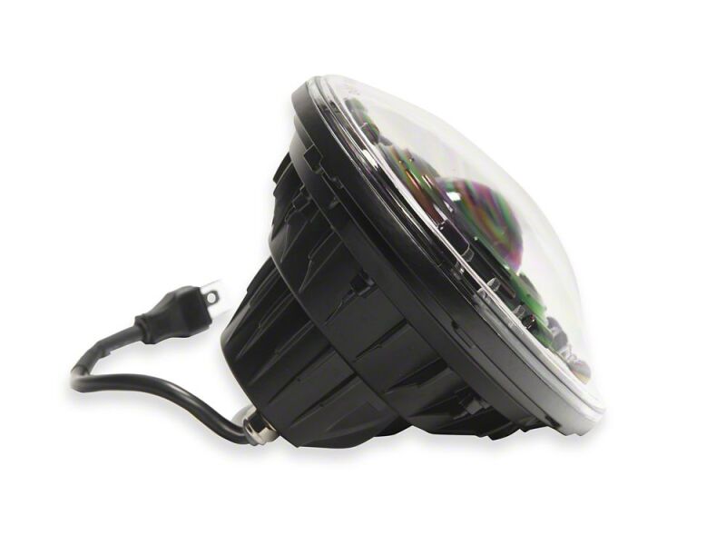 Jeep Wrangler JK LED Headlights - Raxiom - Axial Series Quatro - Black - `07-`18