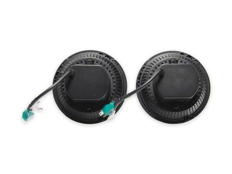 Jeep Wrangler JK LED Headlights - Raxiom - V2 Dragon Eye - Black Housing - `07-`18