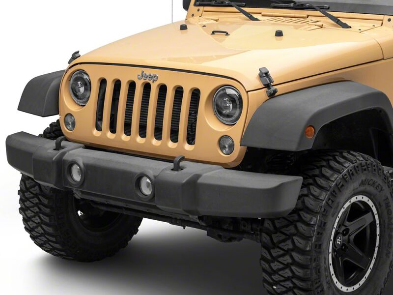 Jeep Wrangler JK LED Headlights - Raxiom - V2 Dragon Eye - Black Housing - `07-`18