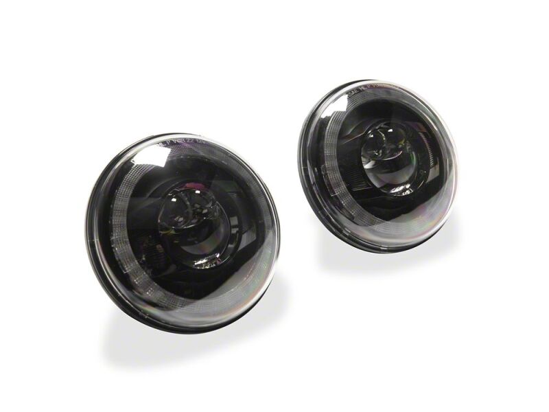 Jeep Wrangler JK LED Headlights - Raxiom - V2 Dragon Eye - Black Housing - `07-`18