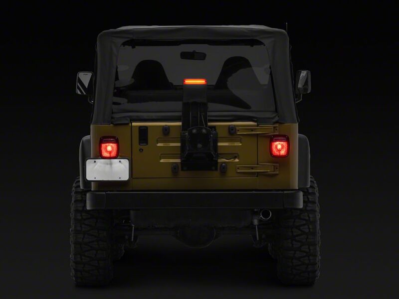 Jeep Wrangler Brake Light - Raxiom - LED Third - Red - `97-`06