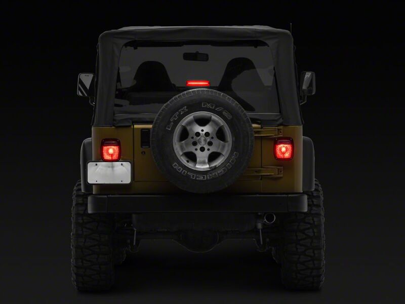 Jeep Wrangler Brake Light - Raxiom - LED Third - Red - `97-`06