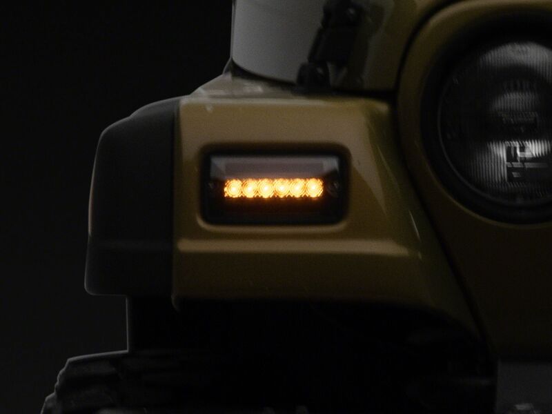 Jeep Wrangler LED Sequential Cornering Lights - Raxiom - Axial Series - Smoked - `97-`06