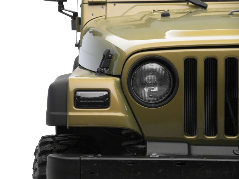 Jeep Wrangler LED Sequential Cornering Lights - Raxiom - Axial Series - Smoked - `97-`06