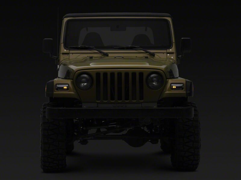 Jeep Wrangler Side Markers - Raxiom - LED Sequential Cornering - Clear - `97-`06