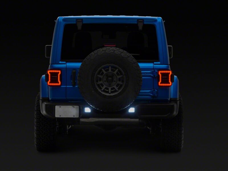 Jeep Wrangler JL Reflector Lamps - Rear - Raxiom - LED - Clear - `18-`26