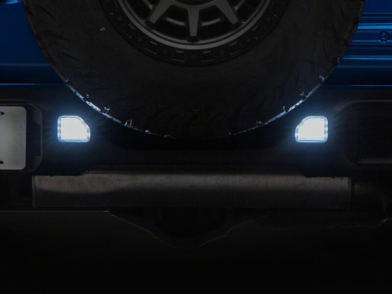 Jeep Wrangler JL Reflector Lamps - Rear - Raxiom - LED - Clear - `18-`26