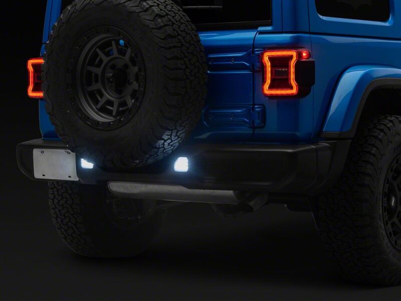 Jeep Wrangler JL Reflector Lamps - Rear - Raxiom - LED - Clear - `18-`26