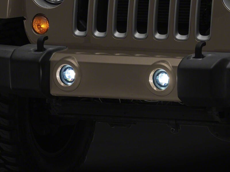 Jeep Wrangler JK Fog Lights - Front - Raxiom - LED with Amber Turn Signals - `07-`18