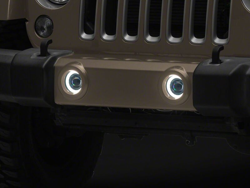 Jeep Wrangler JK Fog Lights - Front - Raxiom - LED with Amber Turn Signals - `07-`18