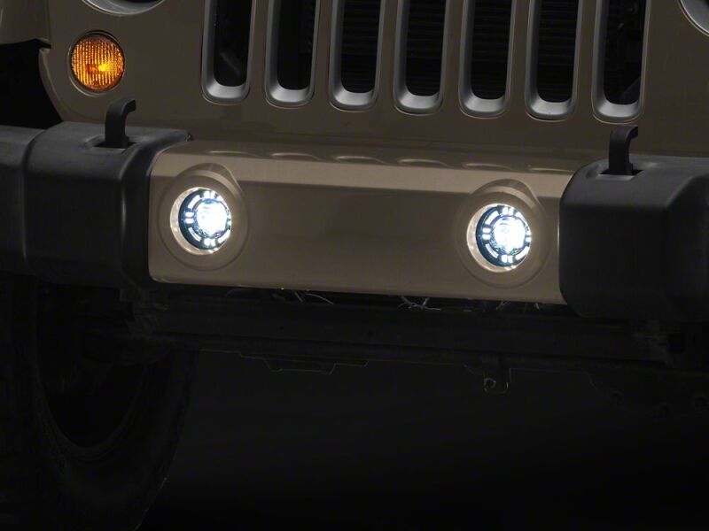 Jeep Wrangler JK Fog Lights - Raxiom - V2 LED with Amber Turn Signals - `07-`18