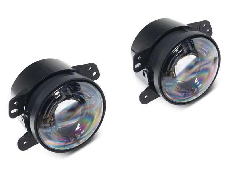 Jeep Wrangler JK Fog Lights - Raxiom - V2 LED with Amber Turn Signals - `07-`18