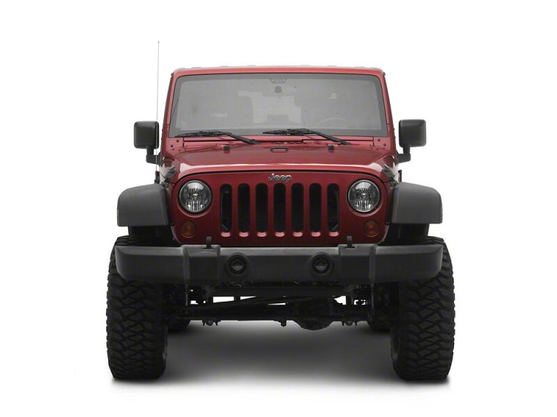 Jeep Wrangler JK Fog Lights - Raxiom - V2 LED Switchback with Amber Turn Signal and Halo Rings - `07-`18