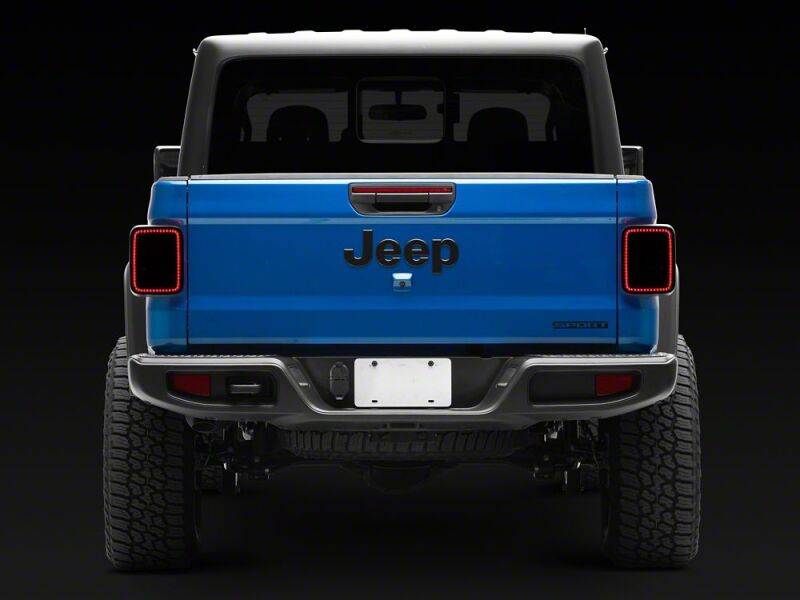 Jeep Gladiator JT LED Taillights - Raxiom - Axial Series - Black Housing, Smoked Lens - `20-`26