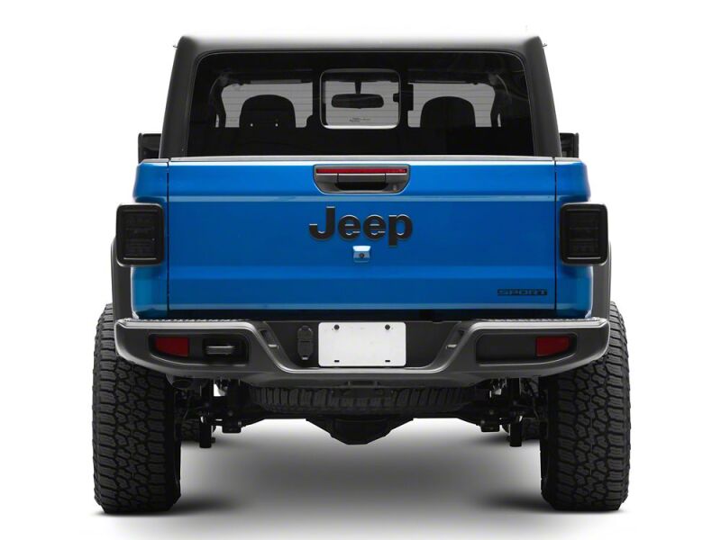 Jeep Gladiator JT LED Taillights - Raxiom - Axial Series - Black Housing, Smoked Lens - `20-`26