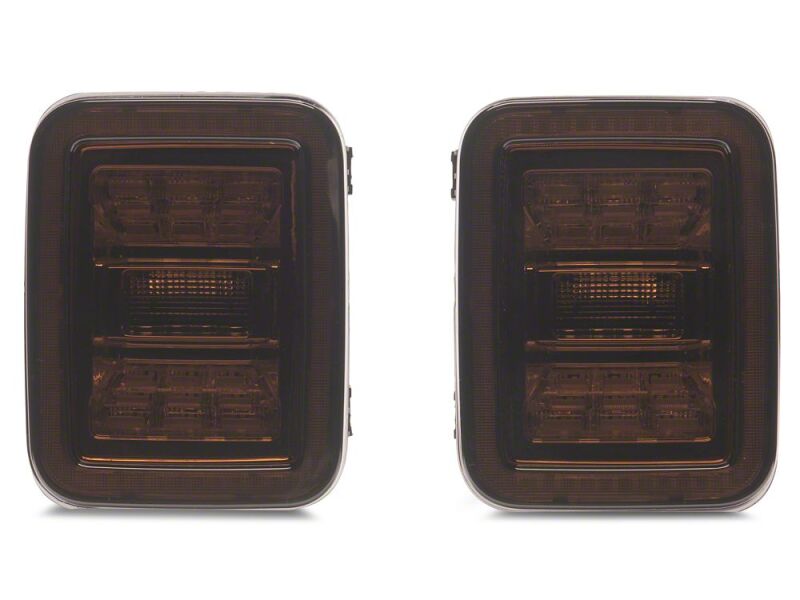 Jeep Gladiator JT LED Taillights - Raxiom - Axial Series - Black Housing, Smoked Lens - `20-`26