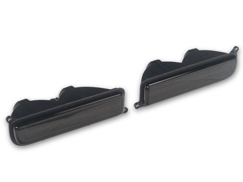 Jeep Cherokee XJ Side Markers - Front - Raxiom - LED, Black Housing - Smoked - `97-`01