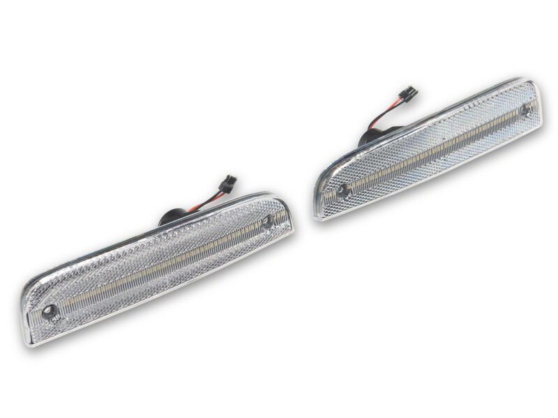Jeep Cherokee XJ Side Marker Lights - Raxiom - LED - Clear - `97-`01