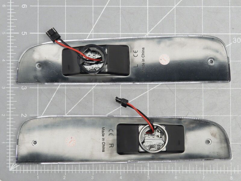 Jeep Cherokee XJ Side Marker Lights - Raxiom - LED - Clear - `97-`01