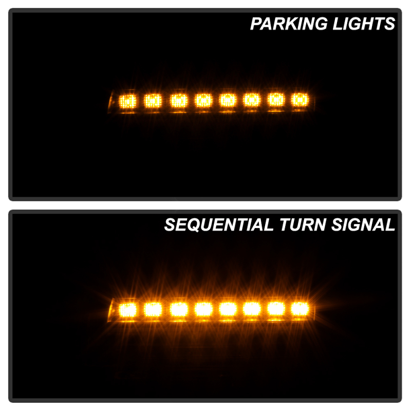 Jeep Wrangler LED Tail Lights - SPYDER - Sequential LED Turn Signal Lights - Black - `18-`20