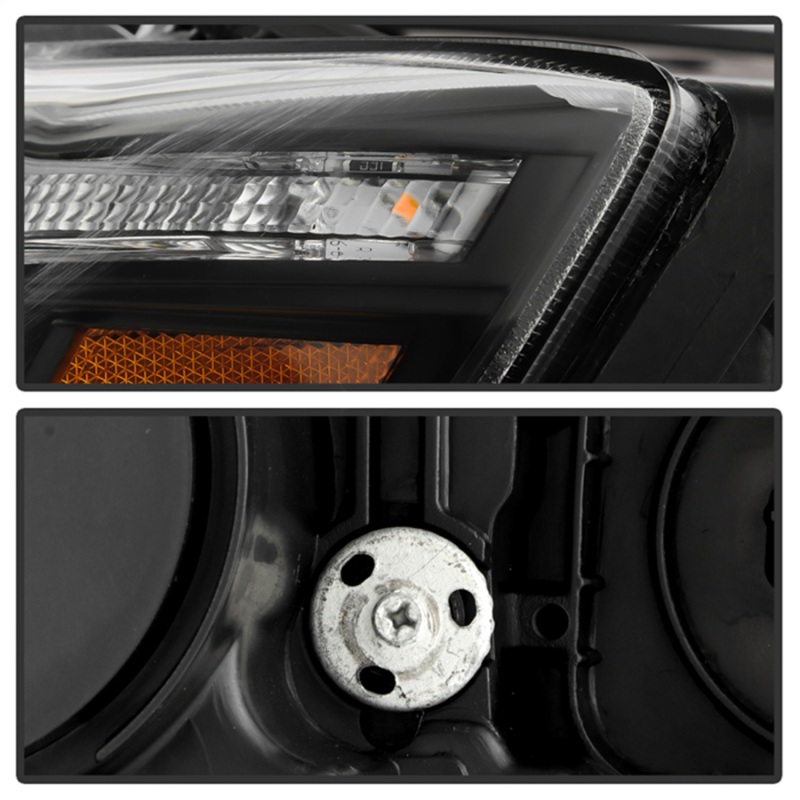 Jeep Grand Cherokee Headlights - SPYDER - High-Power LED, APEX Series, Projector, Factory HID - Black - `14-`21